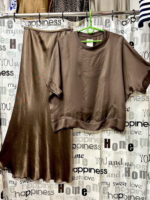 Юбка натуральный атлас, на резиночке, люкс качества, Италия 36-46,48