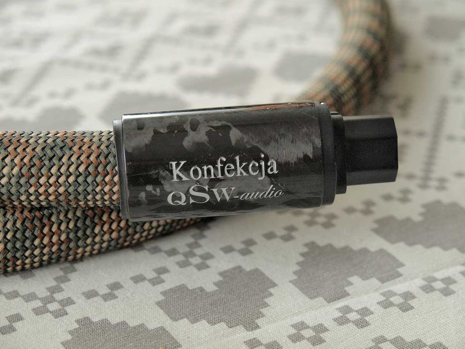 Kabel zasilający QSW Audio Bazodrut Okazja Wtyki
