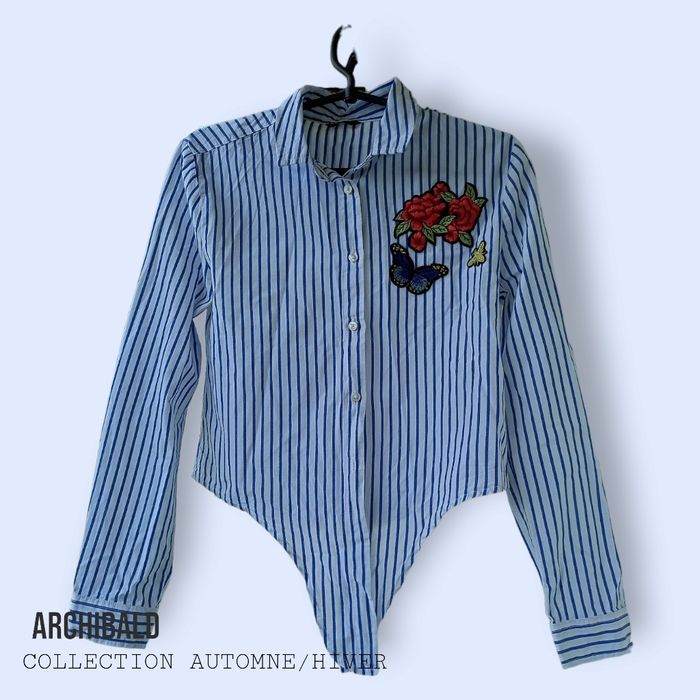 Летняя рубашка с вышивкой