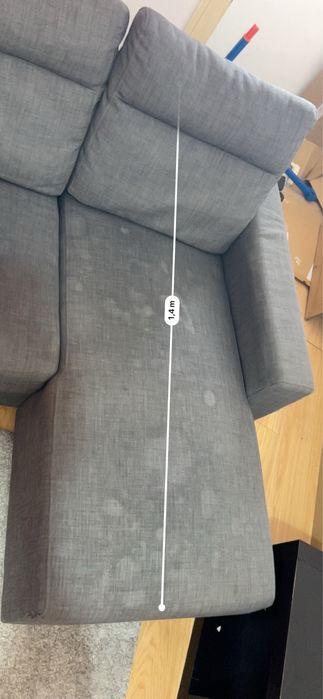 Sofá com chaise long