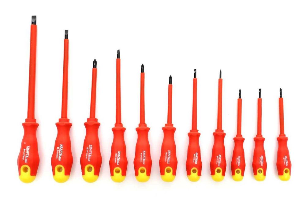Zestaw śrubokrętów izolowanych Śrubokręty izolowane 11szt. KD10333