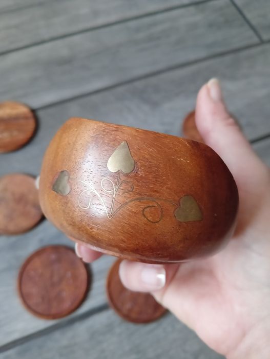 Podkładki drewniane, podkładki pod kubki, podkładki pod szklanki