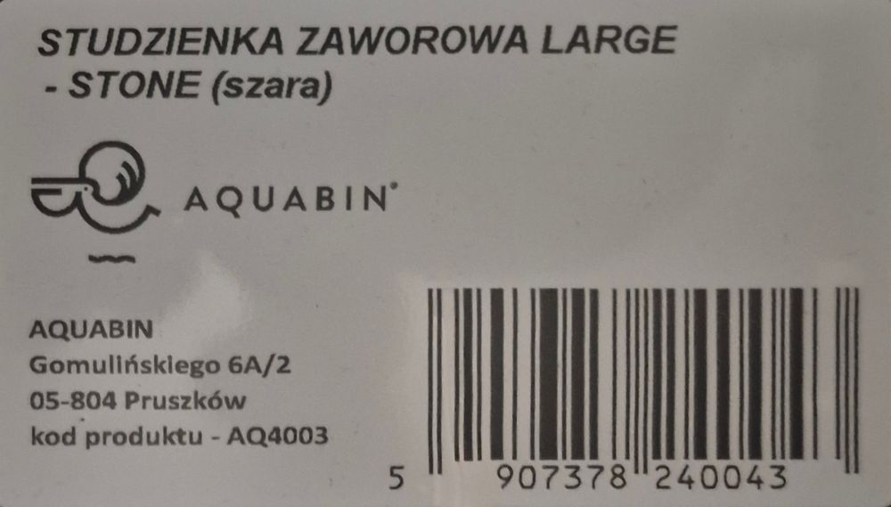 Studzienka Zaworowa Aquabin Large