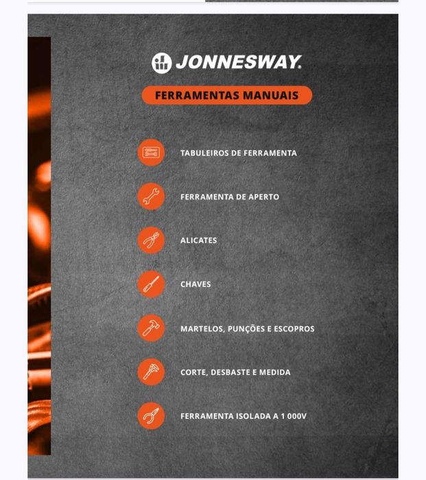 Chave para Tubos JONNESWEY (NOVA)