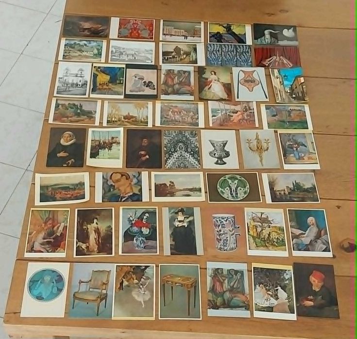 Antigo Colecionador - cerca de 48 Postais de Arte, Vintage. Alguns bastante Invulgares!