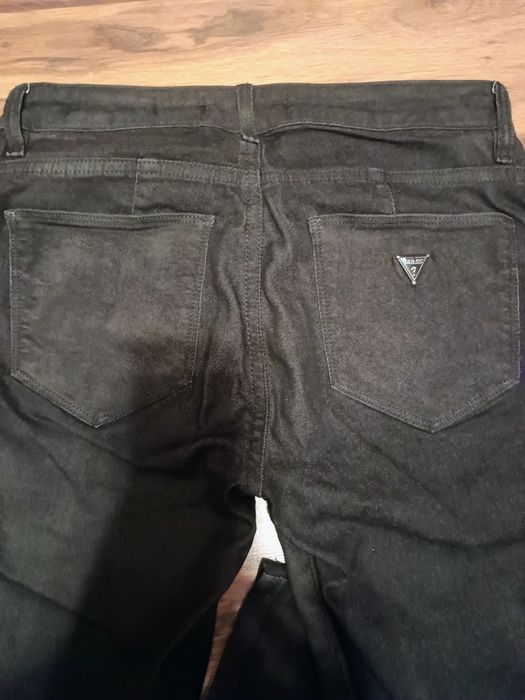 Jeansy czarne guess XS 26