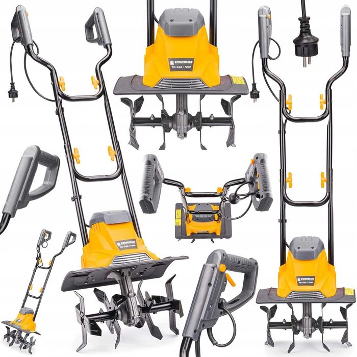 Glebogryzarka elektryczna do ziemi gleby 1700W 36cm kultywator