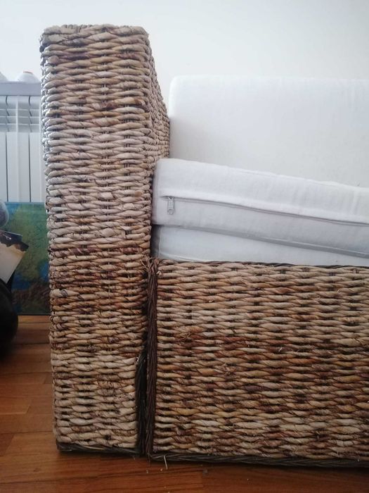 Sofá de palhinha