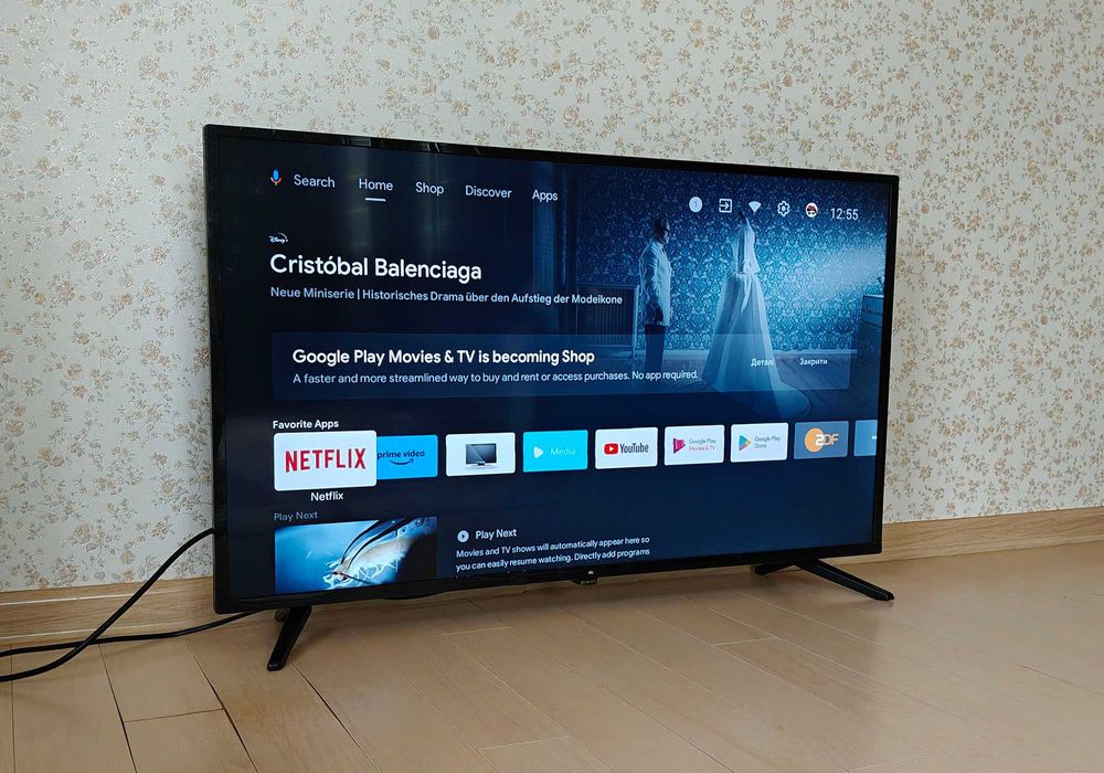 SMART-телевізор 40" LED Full HD / Wi-Fi / Android TV / DVB-T2