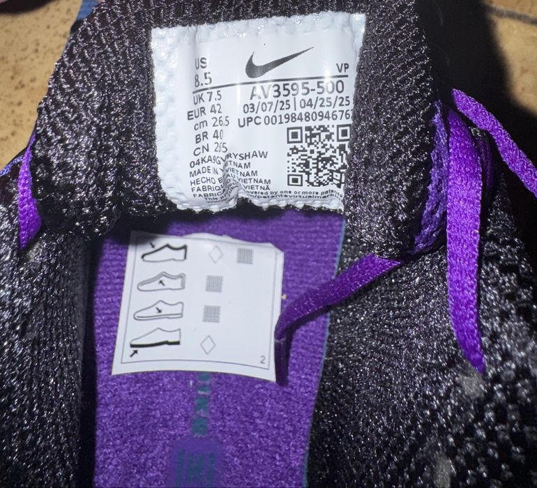 NIKE SHOX TL Voltage Purple/ Black-Blue Force-Black AV3595-500: 4