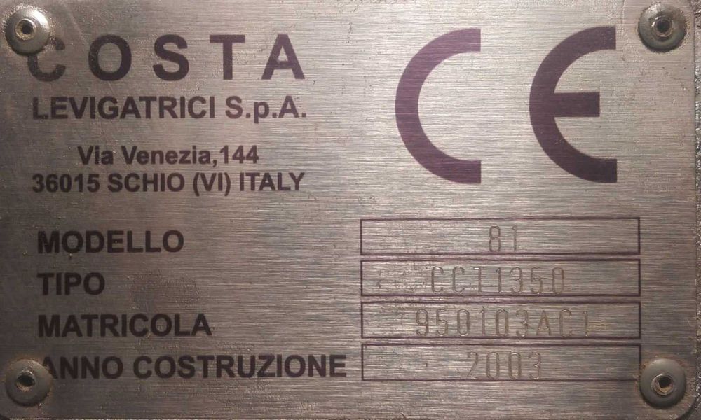 Калібрувально-шліфувальний верстат COSTA 81