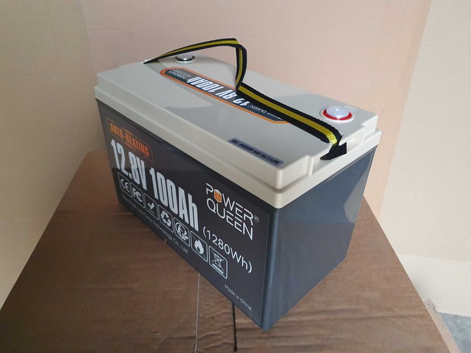 Аккумулятор Power Queen LiFePO4 12.8V 100A для ИБП, инвертора, котла