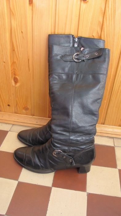 Чоботи зимові шкіра