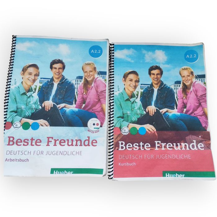 Beste Freunde. Kursbuch+Arbeitsbuch. A2.2. Hueber. Німецька мова книг