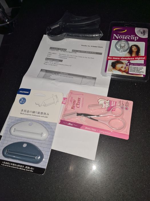 Vendo artigos que vinham na caixa surpresa da Amazon