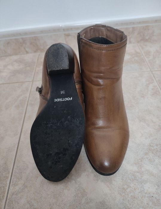 Botas em pele genuína - Footside
