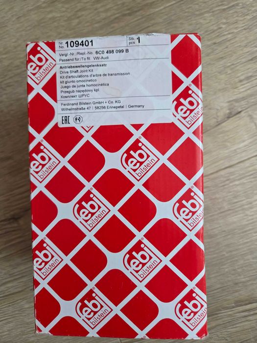 Przegub napędowy komplet VW Audi