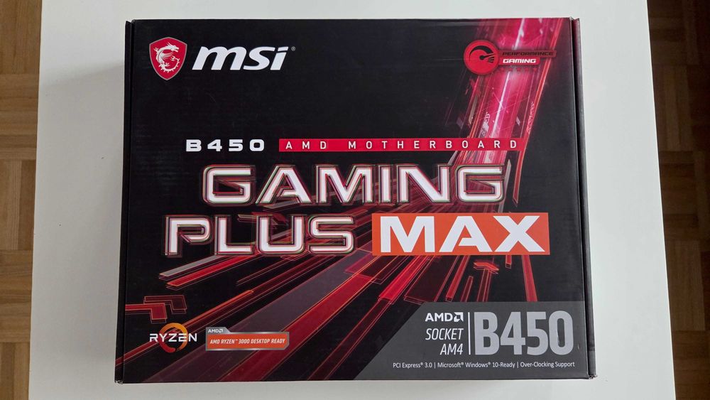 Płyta główna MSI B450 Gaming Plus MAX - 100% SPRAWNA, STAN IDEALNY + GRATIS