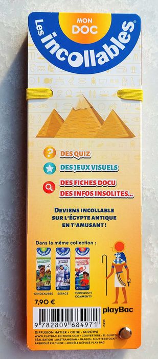 gra edukacyjna "Les Incollables - Égypte" francuska logiczna quiz