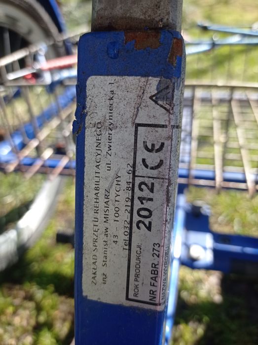 Przyczepka rowerowa dla niepełnosprawnych