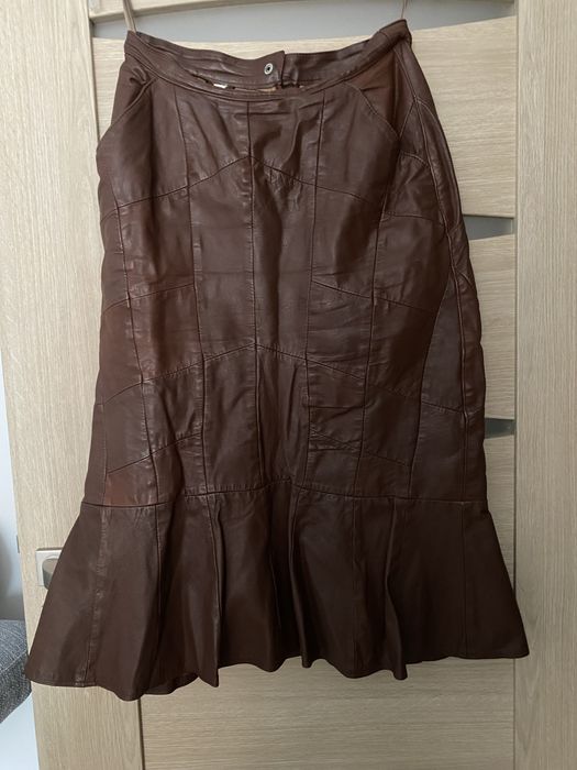Spódnica skórzana vintage