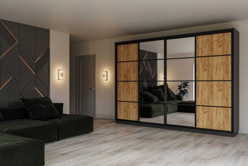 Шафа купе розмір 350х240х60 см нова