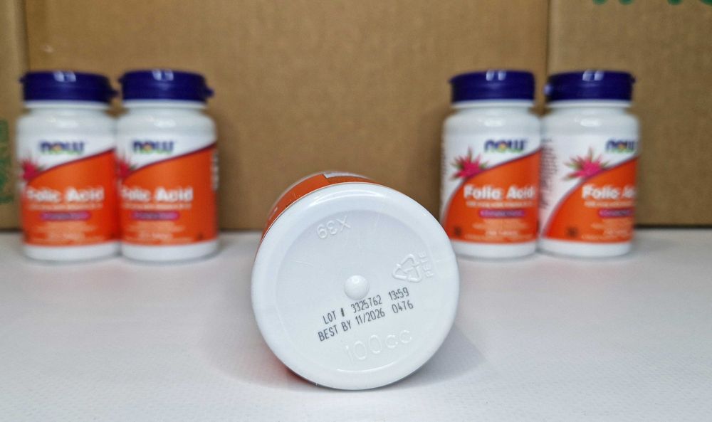 Now Foods Фолиевая кислота 800 мкг с витамином B12, 250 таблеток