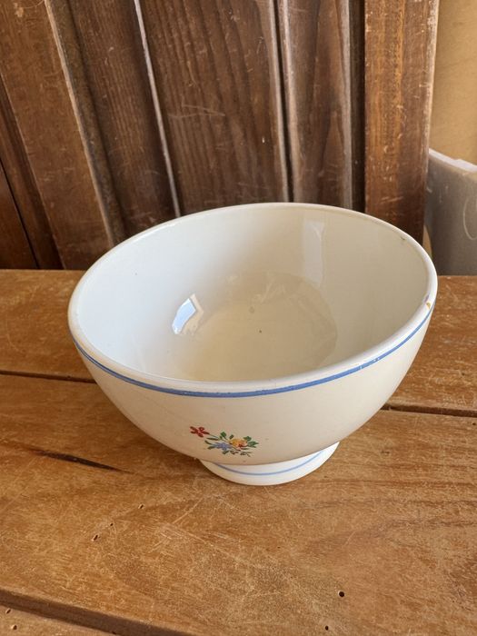 Conjunto de 3 peças de louça antiga
