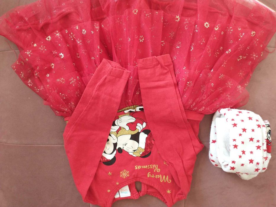 Świąteczny zestaw ubranek rozmiar 86