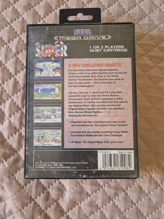 Super street fighter  2 para mega drive