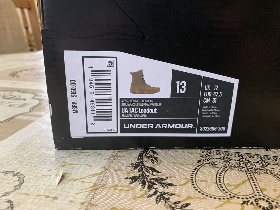 Берцы Under Armour Tac Loadout, новые оригинал