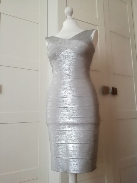 Herve Leger Paris Sukienka bandażowa M nowość oryginał nowa Paris Hilt