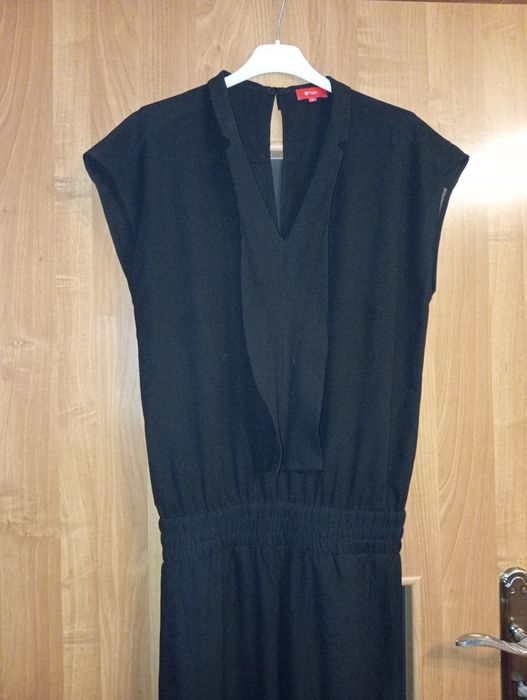 Czarny elegancki kombinezon 36/38