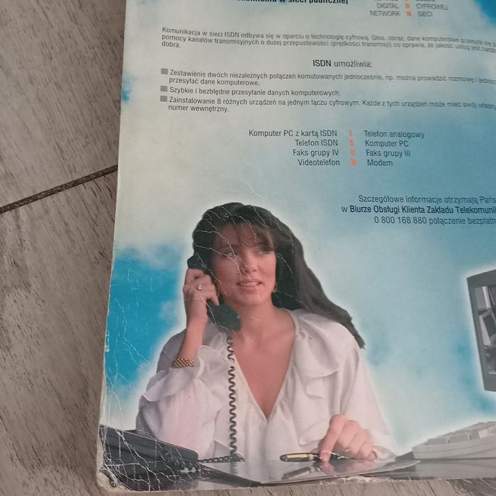 Książka telefoniczna 1998 Łódź uszkodzona