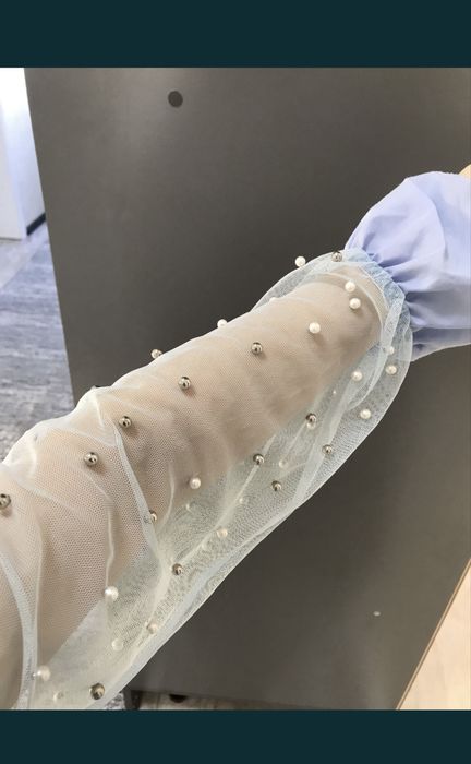 Блуза блакитна s (знижка)