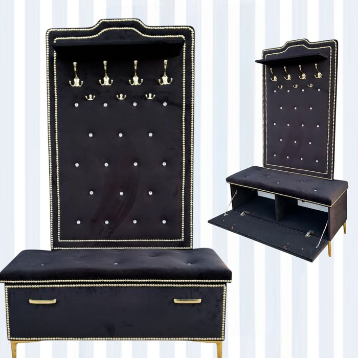 Pufy Wieszaki garderoby tapicerowane na wymiar