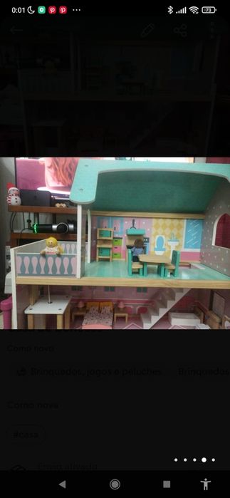 Casa bonecos como nova