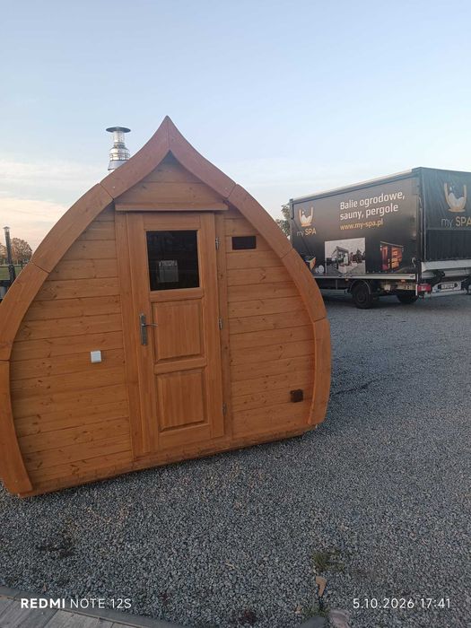 Sauna Ogrodowa opalana drewnem 260x260