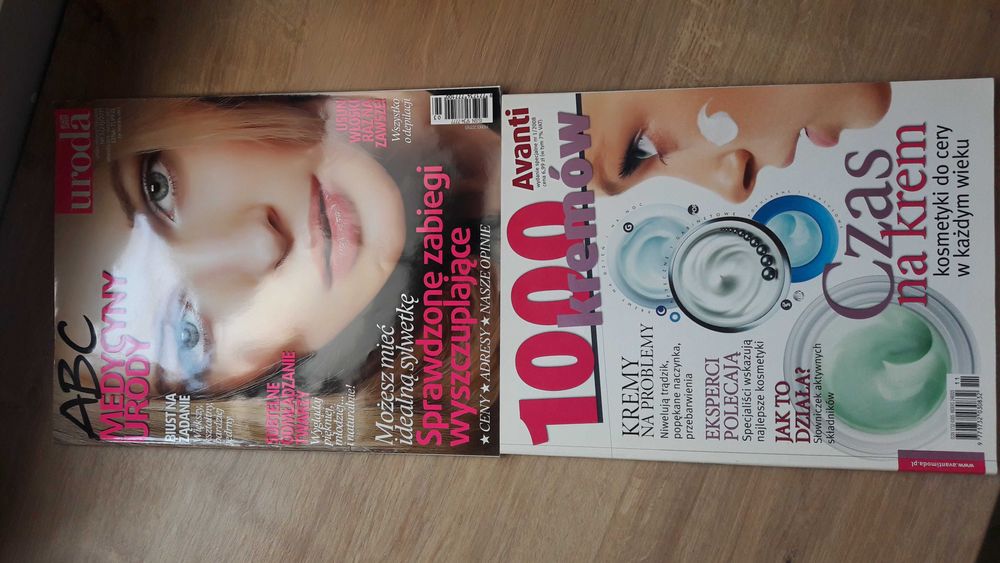 Czasopisma ABC Medycyny Urody 1000 kremów Avanti oddam