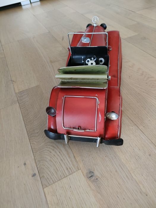 Zestaw 2 aut blaszanych retro dużych