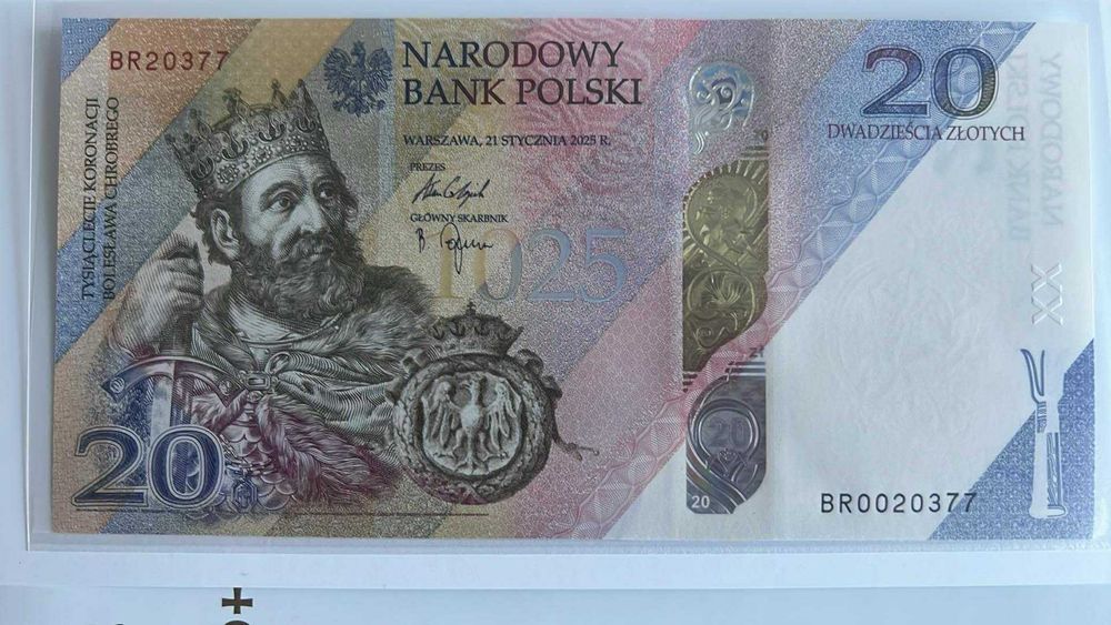 20 zł Tysiąclecie koronacji Bolesława Chrobrego