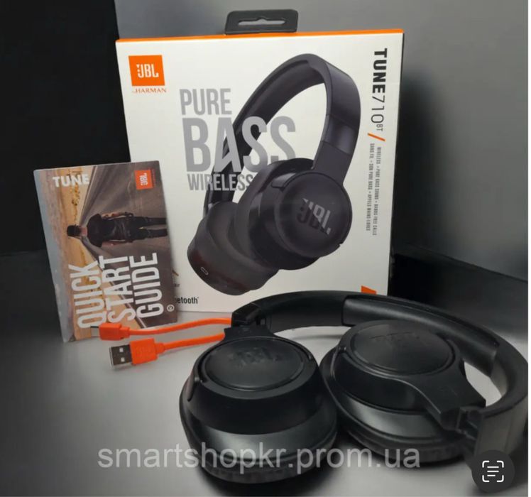 Навушники JBL Tune 710BT Black