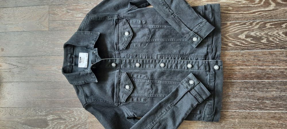Kurtka jeansowa Bershka r.S czarna