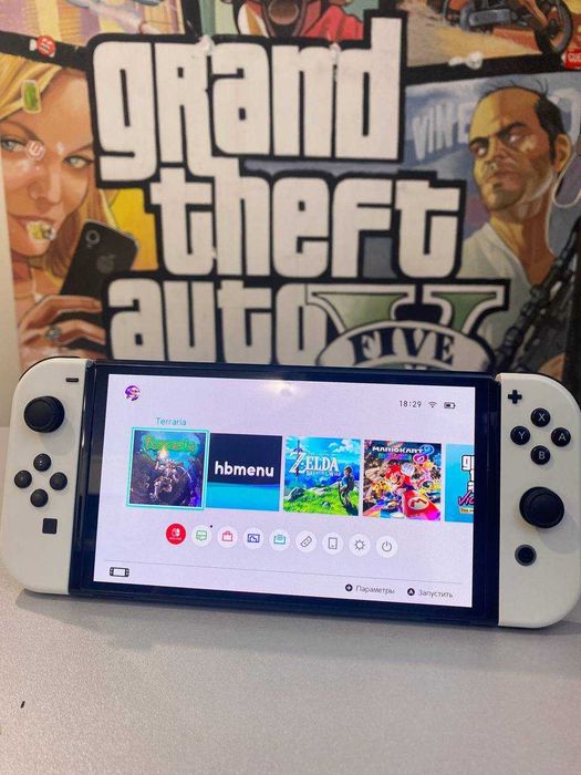 Консоль Nintendo Switch OLED 256GB БУ + 11 Ігор