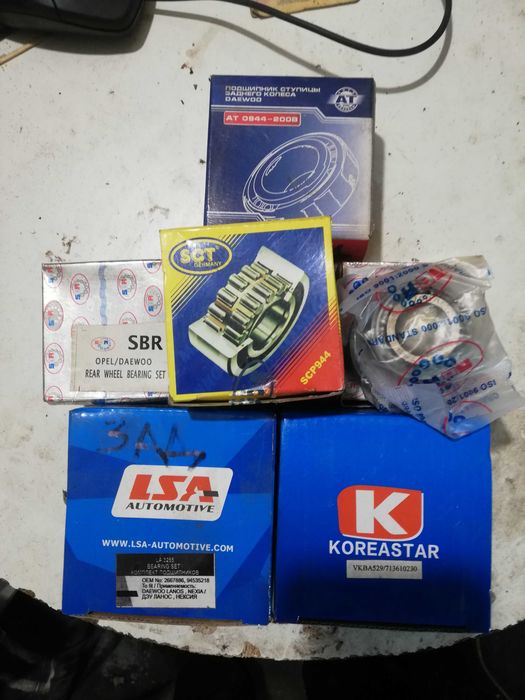 Подшипники Ланос, задний, комплект