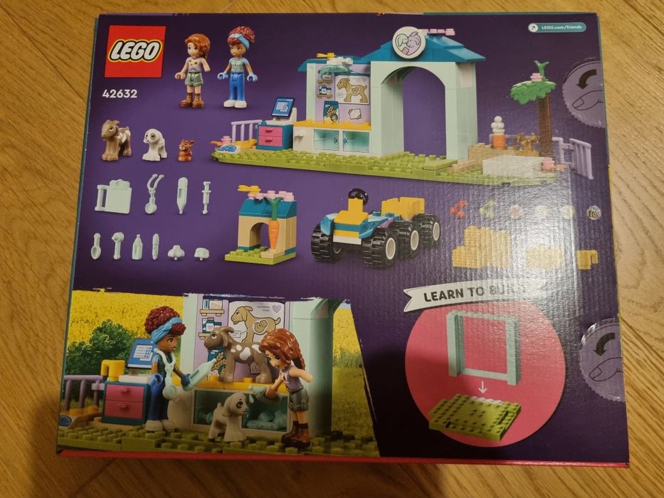 Nowe klocki lego friends lecznica dla zwierząt gospodarskich 42632