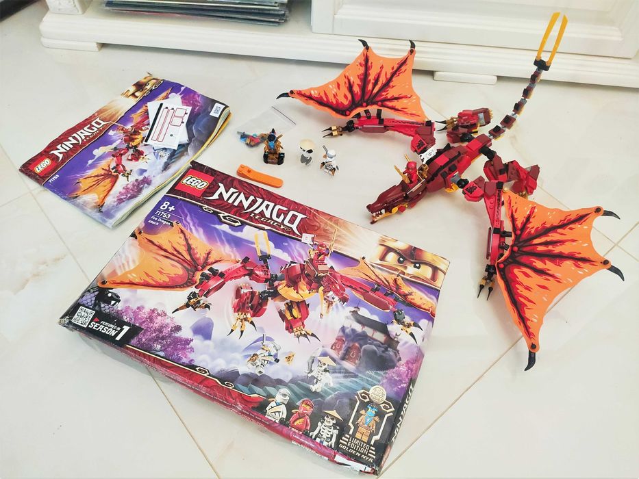 Lego 71753 Ninjago Legacy Fire Dragon Attack (без золотої Нії)