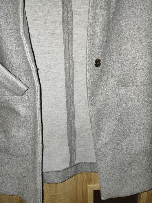 Modny szary płaszcz damski Cropp rozm. XS