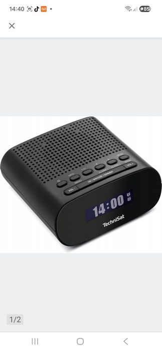 Radio Budzik Dab+ FM Zegar TechniSat  Nowe.