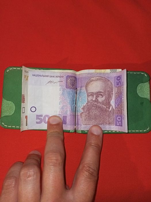 ЗАЖИМ ДЛЯ ДЕНЕГ.  Натуральная кожа Ручная работа